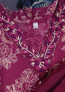 (combo)new Embroidered Kurta Set with Pants