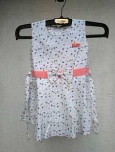 Adorable Floral Print Dress for Girls