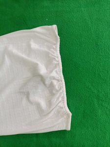 Elegant White Strapless Dress