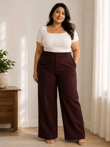 ZARA Maroon Trousers