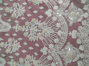 Pakistani beads work suit