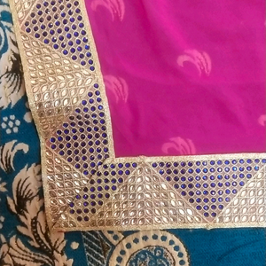 Beautiful magenta colour saree,never wear,