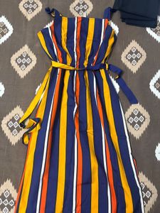 Striped Midi Dress