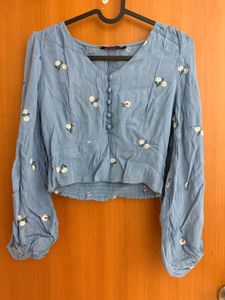 Floral Embroidered Top