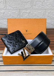 Louis Vuitton Belt and Wallet Set