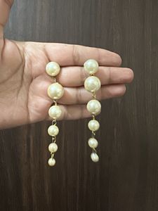 set of 3  Charming Pearl Drop Earrings