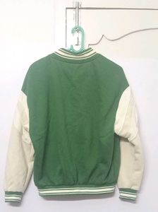 💚 Vintage Green Varsity Jacket💛