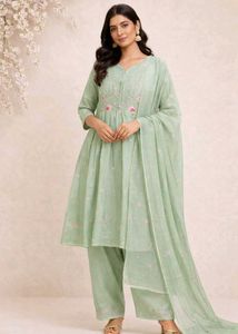 Elegant Pastel Kurta Set