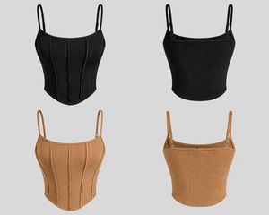 Corset Style Cami Tops (Set of 2)