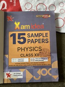 Xam Idea Physics Sample Papers Class 12