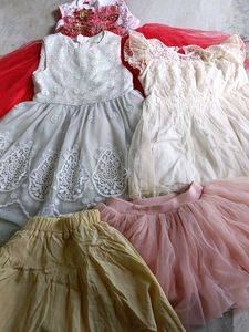 Adorable Girls' Dresses & Skirts Set