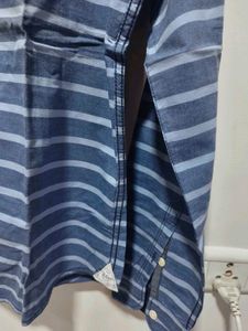 Tommy Hilfiger Striped Denim Shirt size M 40inch