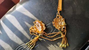 Kamarband / Saree Pin with Beaded Chains