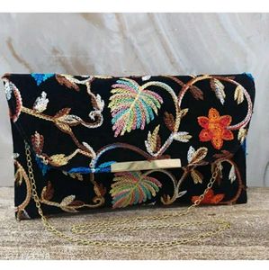 KASHMIRI THREAD WORK WOMEN'S CLUTCH (Totally New