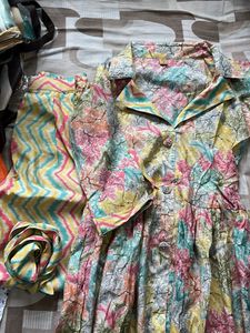 Printed Kurta and Palazzo Set