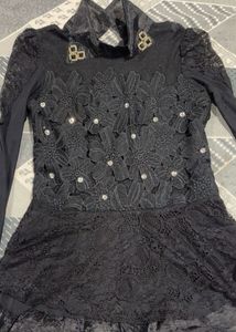 Elegant Black Lace top