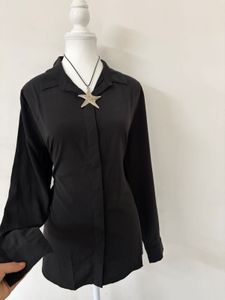 H&amp;M  Black Button-Up Shirt✨
