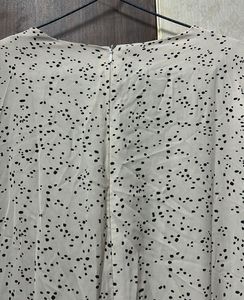 Chic Dotted Midi Dress