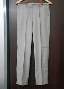 Men's Grey Straight Pants