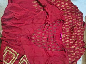 Elegant Maroon Ethnic Gown