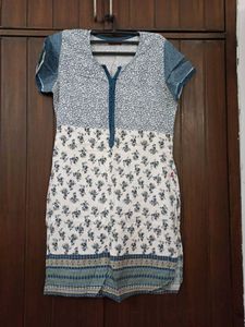 Floral Print Kurta