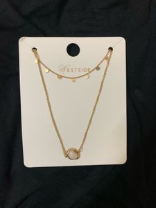 Westside Layered Gold Necklace with Pendant ⭐️