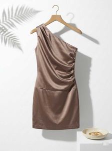 🥂 The Ruched One-Shoulder MINI Dress