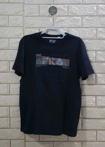 Fila Black T-Shirt Medium