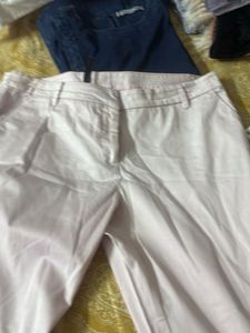 Light Pink Trousers withonly top