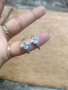 Sparkling Toe Rings with Cubic Zirconia