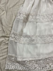 VERO MODA White Lace Mini Dress