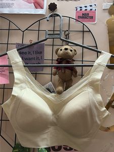 Comfortable Light Yellow Sports Bra