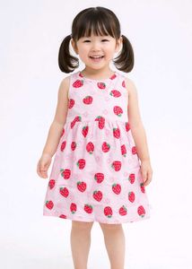 Strawberry Print Dress