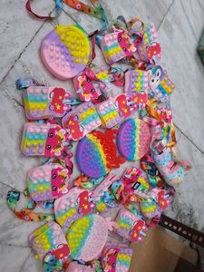 Unicorn Pop-It Coin Purses (Set of 25)
