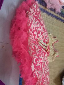 Beautiful Pink & Gold Lehenga Choli