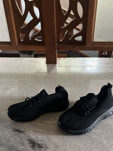 Stylish Black Sneakers