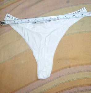 White Thong Underwear