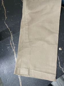 Louis Philippe Men's Beige Chinos