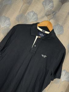 Hollister Black Polo Tshirt