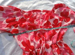 Floral Print Tiered Mini Dress