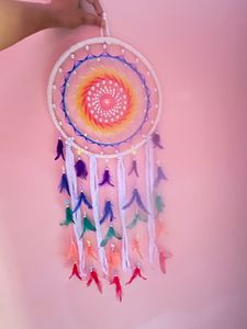 Bohemian Dreamcatcher with Feathers