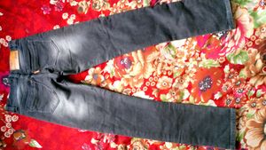 Stylish Charcoal Grey Denim Jeans