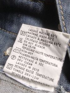 Blue Denim A-Line Skirt with Belt