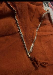 divider Kurta Set with Dupatta