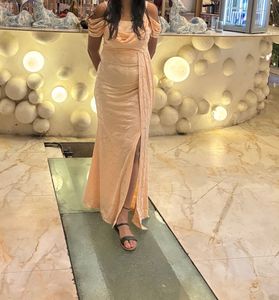 side slit gown
