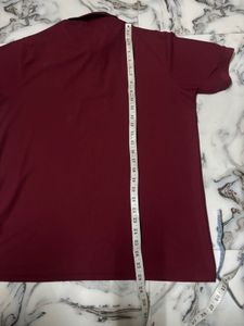 Men's Maroon Polo T-Shirt