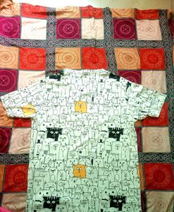 Cute Cat Print T-Shirt