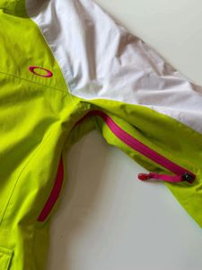 Oakley Lime Green &amp; White Technical Jacket | Vinta