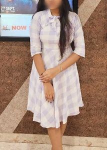 Chic Gingham Fit & Flare Dress