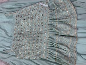 Crop Top With Skirt